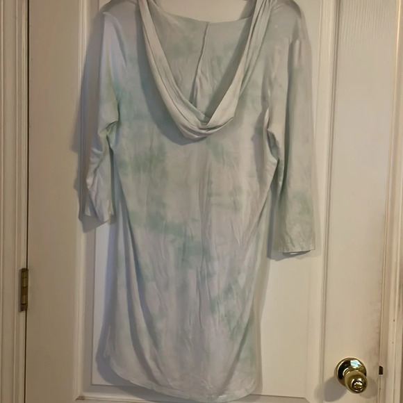 Beach Break Blue Tye Dye Swim‎ Cover Up or Mini Dress Sz Small - Picture 4 of 7
